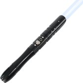 Basic Lightsaber - RGB 11 Kleuren en Geluid - Lightsaber - Lichtzwaard - Laser Zwaard - Aluminium Handvat - 115 CM - Zwart