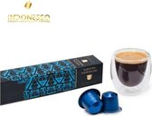 Indonesso Finest Indonesian Coffee Capsules - Sumatra Mandailing - 10 Capsules