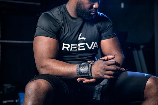 Reeva Wrist Wraps Grijs - Wrist Wraps geschikt voor Fitness, Crossfit en Krachttraining - Wrist Wraps voor Heren en Dames - reeva