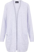 Pieces PERLA LS LONG CARDIGAN KNIT 17111310 Dames Vest Purple Heather - Maat S