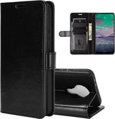 Nokia 3.4 hoesje - MobyDefend Wallet Book Case (Sluiting Achterkant) - Zwart - GSM Hoesje - Telefoonhoesje Geschikt Voor: Nokia 3.4