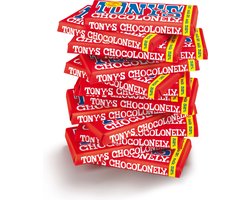 Tony's Chocolonely Chocolade Reep Melk 15 x 180 gram Chocola