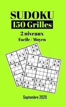 Sudoku 150 Grilles 2 Niveaux - Facile et Moyen - Septembre 2020