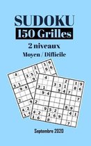 Sudoku 150 Grilles 2 Niveaux - Moyen et Difficile - Septembre 2020