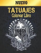Nuevo Tatuajes Colorear Libro