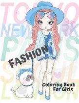 Fashion Coloring Book For Girls