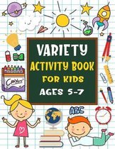 Variety activity book for kids ages 5-7