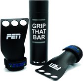 FEN Crossfit Carbon grips – Geschikt voor CrossFit, Fitness, Gymnastics & Turnen – Zwart - Maat XL