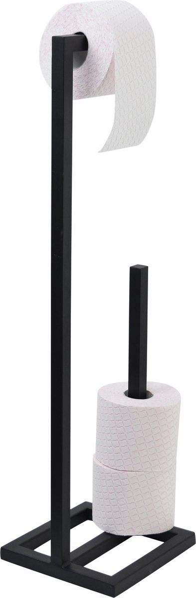 LOFT42 Jack Toiletrolhouder - Zwart - Metaal