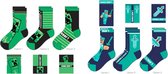 Minecraft 6 pack Jongens sokken - Maat 31-34