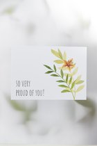 Tellement fière de toi ! - Carte de voeux - Studio Mintt