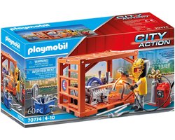 PLAYMOBIL City Action Cargo Container productie - 70774