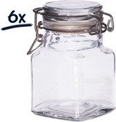 6x weck bocal 100 ml balançoire | bocal de conserve | bocaux | pot de confiture | anneau de caoutchouc | décoration