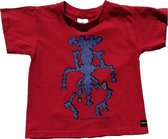 Anha'Lore Designs - Alien - Kinder t-shirt - Rood - 3/4j (98/104)