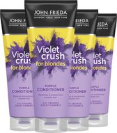 4x John Frieda Violet Crush Conditioner 250 ml