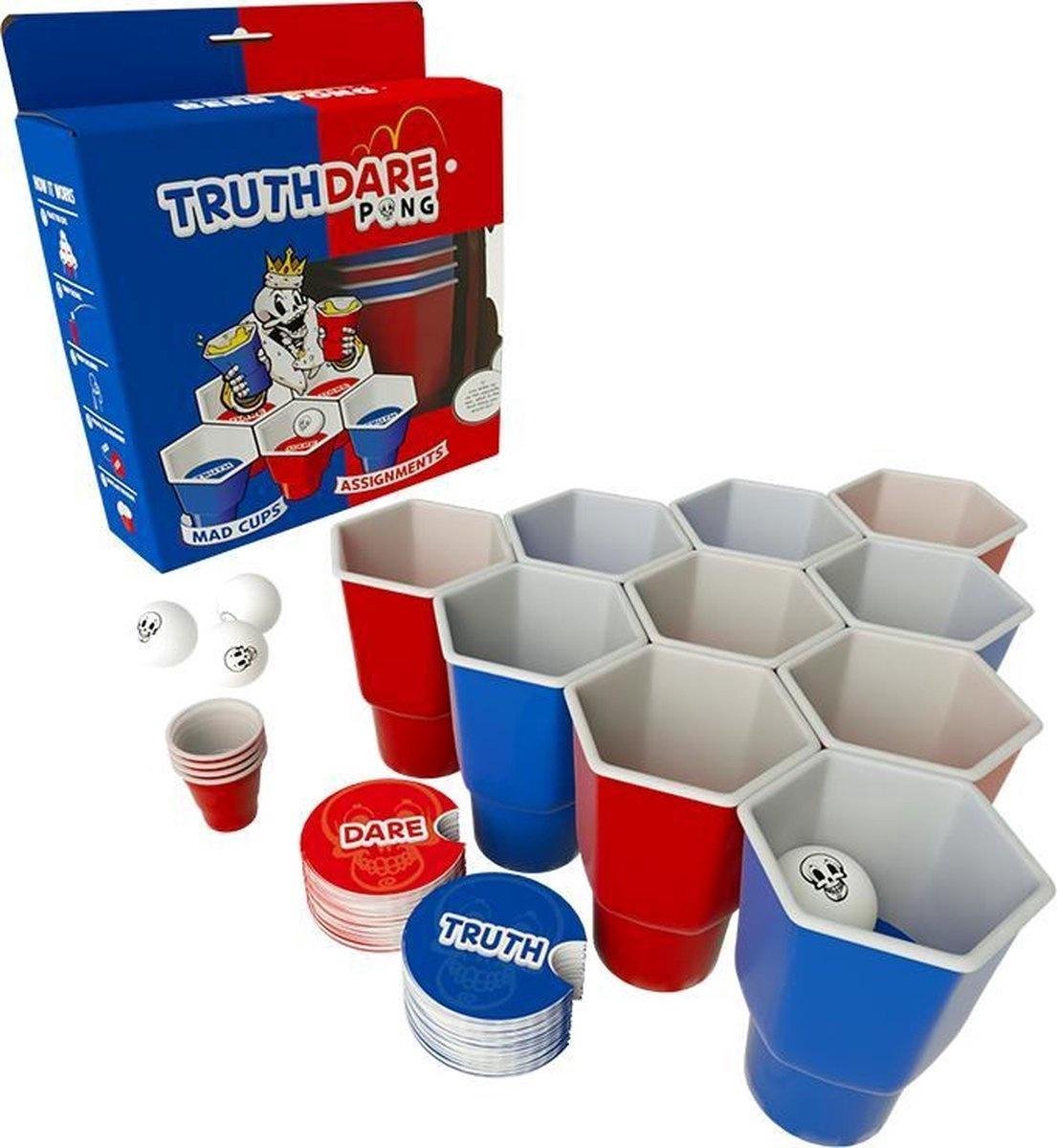 TruthDarePong Drankspel Truth or dare beer pong bier