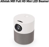 Afintek M01 Native Full HD 1080p Mini LED Beamer - Met WiFi & Bluetooth - 4000 lumen
