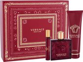 Versace - Eros Flame Giftset Edp 100 Ml, Shower Gel 150 Ml A Mini Edp 10 Ml