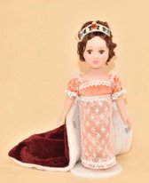 porseleinen pop , prinses Josephine Beauharnais m 18cm. hoog.