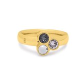Melano Twisted Prove me right ring set - dames - goudkleurig - maat 54