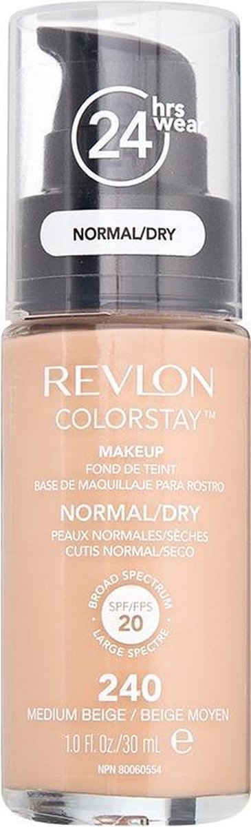 Revlon Colorstay Make-up for Normal/Dry skin met pomp No. 240 - Medium Beige