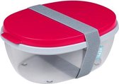 Mepal - Ellipse Saladbox - Lunchbox - Saladebox - Nordic red