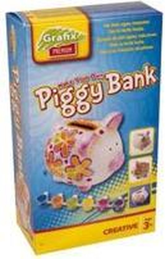 Piggy bank, beschilder je eigen spaarvar