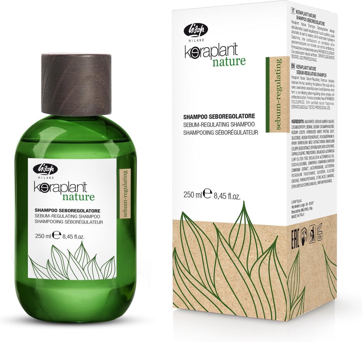 Lisap Keraplant Nature Sebum-Regulating Shampoo