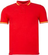 Sundek Sundek Brice Poloshirt - Mannen - rood - oranje - geel - wit