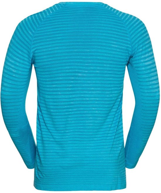 Odlo Naadloos hardloopshirt met lange mouwen, Essential Running shirt, heren,  blauw | bol.com