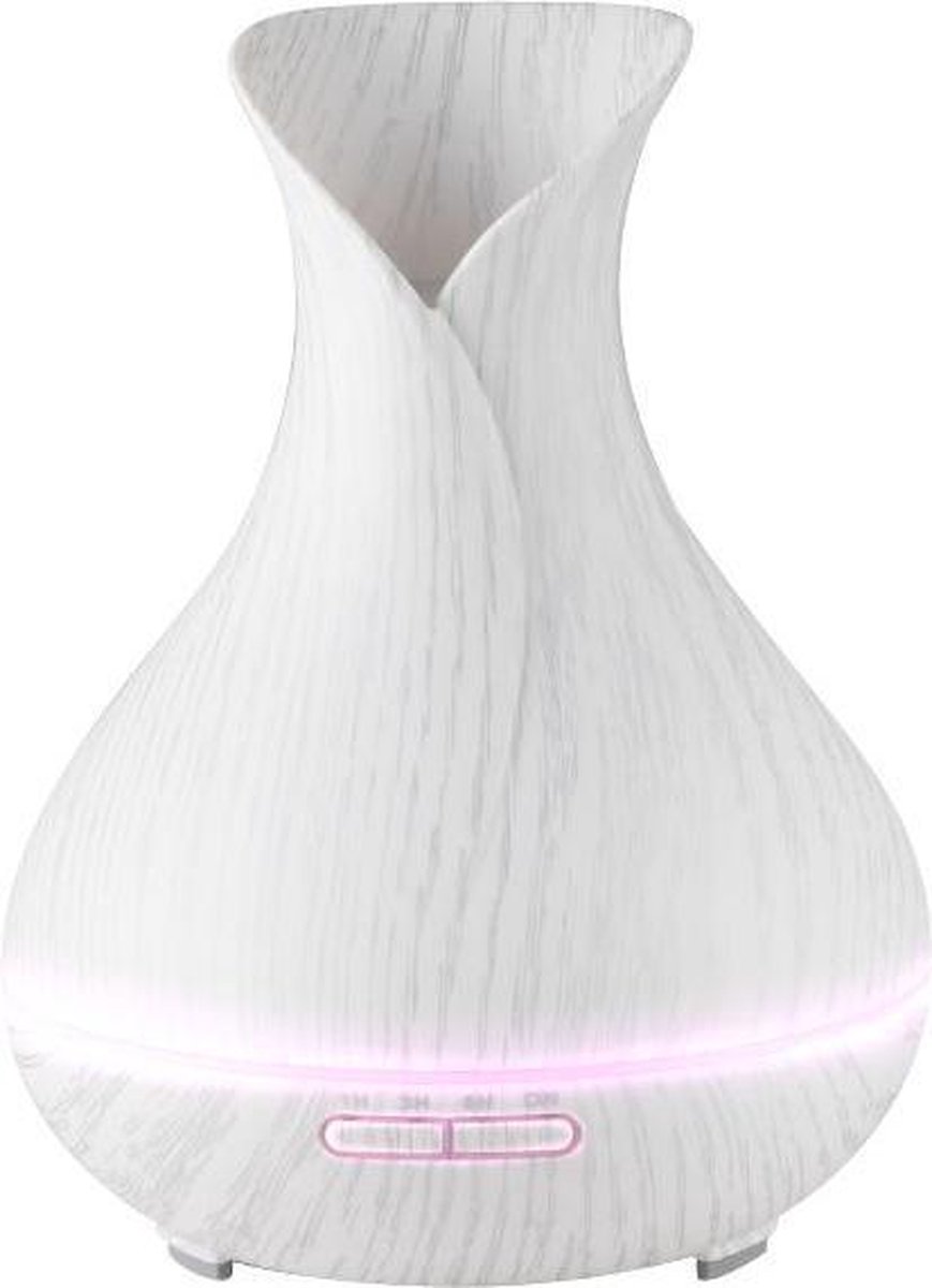 Goedkoopste ACTIVE Aroma Diffuser Luchtbevochtiger Spa 15 Wit Hout 400ml Timer