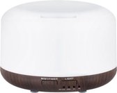 ACTIVE Aroma Diffuser Luchtbevochtiger Spa 01 Donker Hout 300ml + Timer