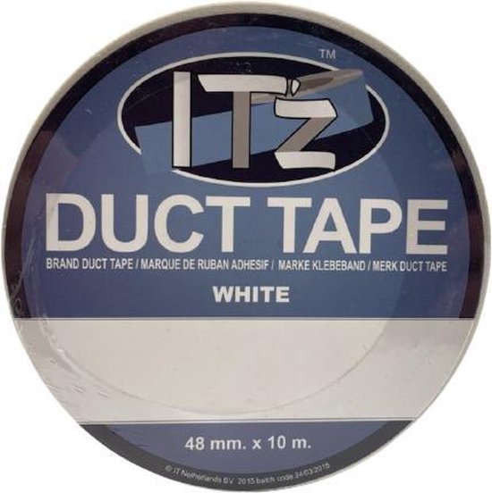 IT'z duct tape - Wit - 10m