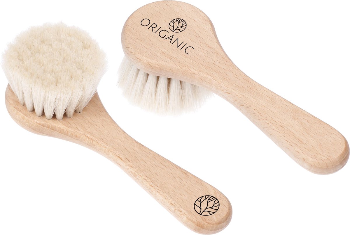 Origanic | Soft Face Brush for Massage & Cleansing | Natuurlijke Gezichtsborstel | Houten Borstel voor Gezicht | Nat & Droog gezichtsreinigingsborstel | Huidborstel | Reinigingsborstel Gezicht | Droog Borstelen
