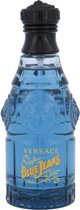 Versace Blue Jeans Eau De Toilette Spray (new Packaging) 75 Ml For Men