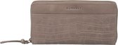 BURKELY CROCO CASSY WALLET L Dames Rits Portemonnee - Taupe