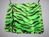 verkleedkleding tijgerrokje groen maat 34