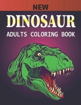 New Dinosaur Adults Coloring Book