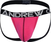 Andrew Christian Happy Jock w/ Almost Naked Roze - MAAT S - Heren Ondergoed - Jockstrap voor Man - Mannen Jock