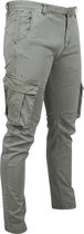 New Republic - Heren Chino - Cargo Model - Lengte 34 - Stretch - Army