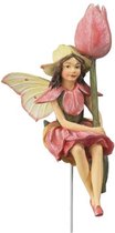 Flower Fairy Tulp hangend/op pin 9cm