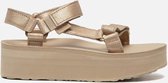 Teva Flatform Universal Leather sandalen goud - Maat 38