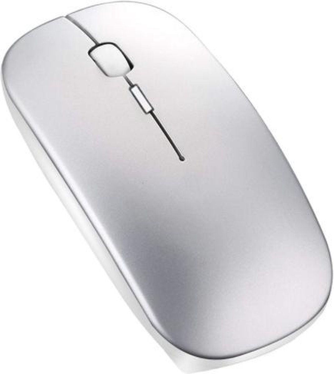 Astilla Products - Draadloze muis 2.4 Ghz - Bluetooth USB ontvanger - voor Laptop, desktop en tablet - Zilver