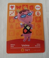 Amiibo animal crossing new horizons origineel Eu Velma 230 kaart