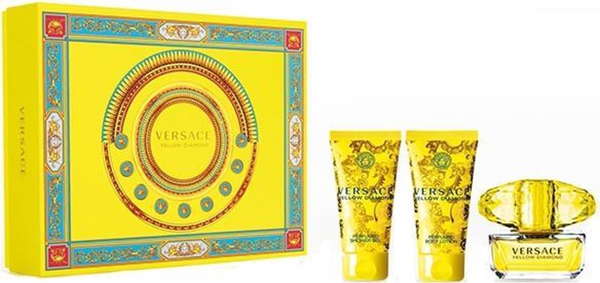 Versace - Yellow Diamond Set Edt 50 Ml + Shower Gel 50 Ml + Body Lotion 50 Ml