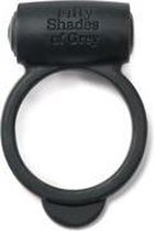 Yours and Mine Vibrating Love Ring - Black
