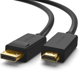 UGREEN - DisPlayPort naar HDMI kabel - 4K Ultra HD - 2 meter