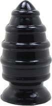XXLTOYS - Ilias - XXL Plug - Inbrenglengte 14 X 7.5 cm - Black - Uniek design Buttplug - Stevige Anaal plug - Made in Europe