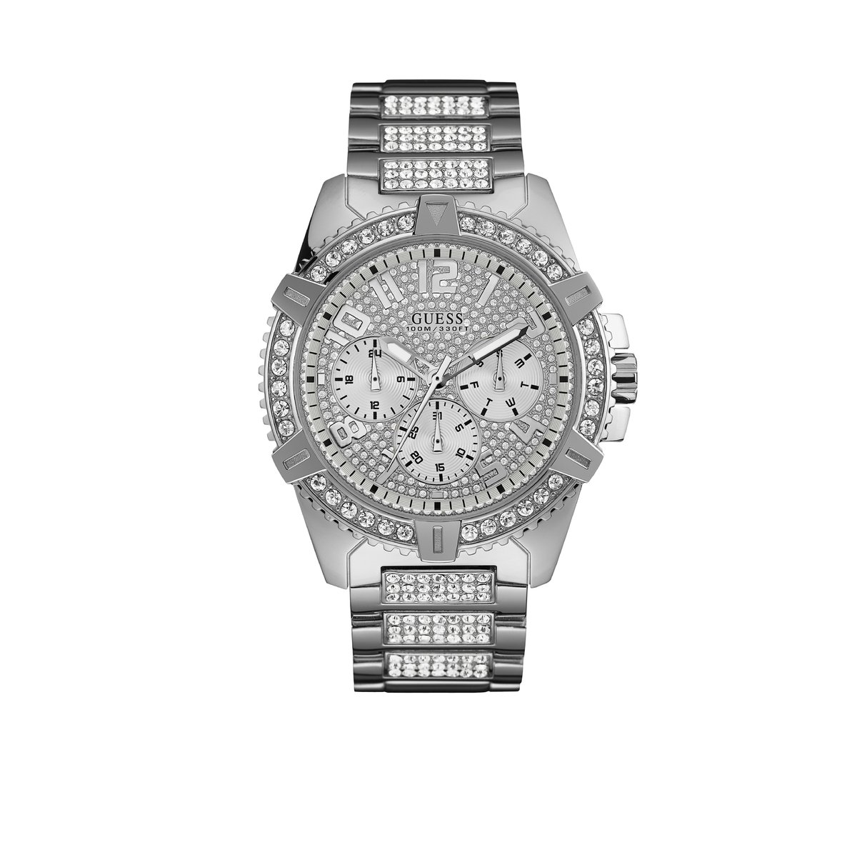 GUESS Watches W0799G1 Roestvrij staal Zilverkleurig