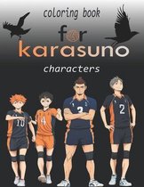 Coloring book for karasuno character